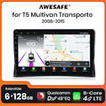 DAB+ Android 13 Autoradio Carplay GPS Navi RDS BT Für VW T5 Multivan Transporter