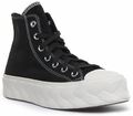 Converse 568687C in schwarz Ct als Start- und Landebahnkabelplattform Hi-Size UK 3 - 8