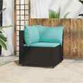 4-tlg. Garten Lounge Set mit Kissen Poly Rattan Gartenmöbel Möbel Garnitur neu