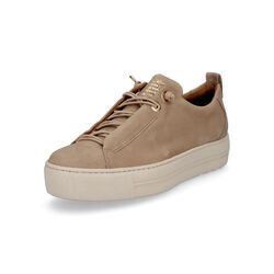 Paul Green Damen Leder Sneaker beige