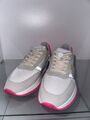 Philippe Model Sneaker/Weiß-Pink/Gr.38/Mod. Antibes Low/Leger/Zeitlos/Sportlich