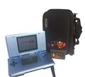 Nintendo DS Classic FAT Blau Handheld Konsole Set NTR-001+Harry Potter..+ Tasche