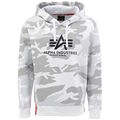 Alpha Industries Basic Hoody Camo White Kapuzenpullover Sweatshirt Hoodie