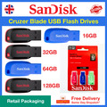 SanDisk Cruzer Blade 16/32/64/128 USB 2.0 Flash-Laufwerk, SDCZ50, Set