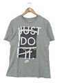 NIKE T-Shirt Damen Gr. DE 38 hellgrau Casual-Look