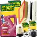 MANN INSPEKTIONSPAKET+5L MANNOL 5W-30 MOTORÖL passend für RENAULT KANGOO 1.5 dci