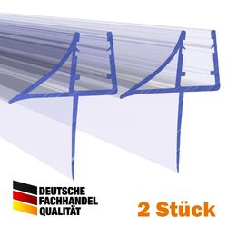 Duschdichtung PVC Ersatzdichtung Wasserabweiser Duschprofil VA066 2 Stück