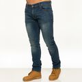 Enzo Herren Jeans Slim Fit Stretch Skinny Denim Hose Baumwollhose alle UK Größen