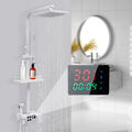 Duschsystem mit Thermostat Regendusche Duscharmatur Duschset mit Handbrause DE