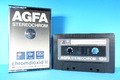 🍒 1x AGFA Stereochrom 120 * IEC II Type 2 * Cassette Kassette кассета * 1980