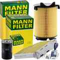 MANN FILTER INSPEKTIONSPAKET passend für AUDI A3 8P VW CADDY 3 GOLF 5 6 TOURAN