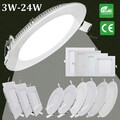 LED Panel Einbaustrahler Einbauleuchte Deckenleuchte Badlampe spot Rund/Quadrat
