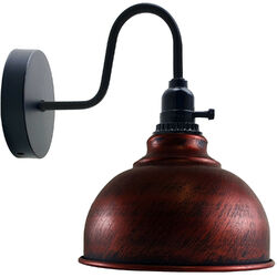 Modern Vintage Retro Industrielle Rustikal Wandleuchter Lampe Fassung Einbau Eu