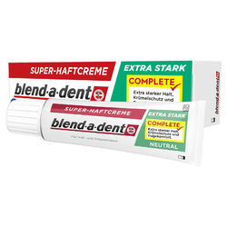 3x blend-a-dent Super-Haftcreme Complete extra stark 47g -neutral-