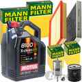 MANN INSPEKTIONSPAKET+5L MOTUL EFE 5W-30 MOTORÖL passend für OPEL ASTRA G ZAFIRA