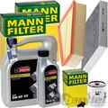 MANN INSPEKTIONSPAKET passend für 2.0+2.3 FORD MONDEO 4 SMAX+6L ORIGINAL 5W30 ÖL