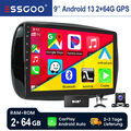 Für Benz Smart Fortwo 453 14-19 Carplay Android Autoradio GPS 64G DAB+ KAM MIC