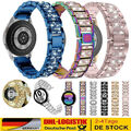 20mm Bling Metal Edelstahl Armband Für Samsung Galaxy Watch 3 41mm 42mm Active 2