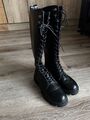 Schnürstiefel, Damen, schwarz, Größe 40