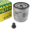 MANN Ölfilter + Verschlussschraube für AUDI SEAT Leon SKODA Octavia VW Golf 