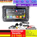 7" Autoradio Android 13 Carplay GPS Navi Für VW GOLF 5 6 Passat Polo Tiguan Seat