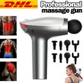 Electric LCD Massage Gun Massagepistole Massager Muscle Massagegerät mit 8 Köpfe