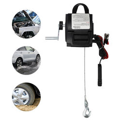 Elektrische Seilwinde mit Motorwinde Bootswinde Winde Seilzug 12V