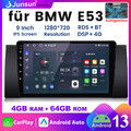4+64GB 8Kern Android 13 Autoradio Für BMW E53 X5 Carplay GPS WIFI 4G DSP DAB+SWC