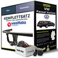 Für VW Passat Variant B7 Typ 365 Anhängerkupplung starr +eSatz 13pol 10-14 Kit