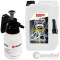 5 LITER SONAX FELGENBEAST REINIGER + WÜRTH PUMPSPRÜHFLASCHE 1L UNBEFÜLLT