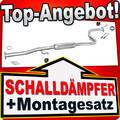 Mittelschalldämpfer für HONDA CIVIC VI 1.4 16V 1996-10.1998 Auspuff