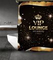 DUSCHVORHANG ANTI SCHIMMEL TEXTIL WC WANNENVORHANG BADEWANNENVORHANG VIP LOUNGE