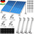 Solar Modul Halter Set bis 450Wp Gestell 15-60° PV Aufständerung Dach + Wand DHL