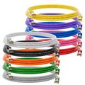 10 Stück Patchkabel CAT.6 Kupfer S/FTP Netzwerk Internet Ethernet LAN RJ45 Kabel