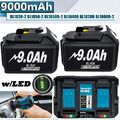 Für Makita Akku & Ladegerät 18V 9AH 6AH BL1860 BL1850 BL1830 BL1835B LXT Lithium