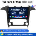 DAB+ Für Ford S-Max 2007-2015 Android 13 Autoradio CarPlay GPS QLED 4G 6GB+128GB