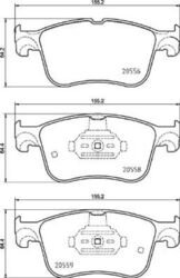 BREMBO Bremsbeläge Bremsbelagsatz Bremsklötze PRIME LINE Vorne P 24 234