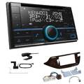 Kenwood 2-DIN CD-Receiver Autoradio Bluetooth DAB+ für KIA Cee'D ab 2012 ab 2012