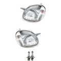 Halogen Scheinwerfer Frontscheinwerfer Set H4 für Hyundai Atos inkl. Lampen