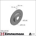 2x Zimmermann 370.4401.20 Bremsscheibe für MAZDA MX 5 MX 5 RF ND