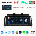 Android 14 64GB Apple CarPlay DAB+ GPS 4G WIFI Autoradio Für BMW X3 F25 CIC NBT