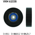 SKF VKM 61038 Umlenkrolle Führungsrolle Keilrippenriemen für TOYOTA YARIS P1