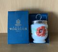 ROYAL WORCESTER STANDARDGRÖSSE "MOHNBLUMEN" EGG CODDLER VERPACKT