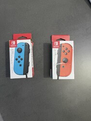Original Nintendo Switch Joy-Con 2er-Set  Neon Rot/Blau