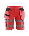 BLAKLÄDER Damenarbeitsshorts mit Stretch 7186 HighVis rot