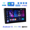 4+64GB 2DIN 9" Autoradio mit Wireless Android Auto Carplay GPS Navi WIFI 4 Core