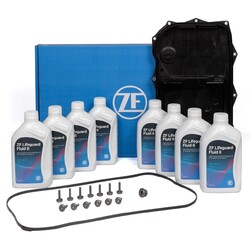 Original ZF Ölwanne Automatikgetriebe 8HP45-75 + 8L FLUID 8 Getriebeöl für BMW