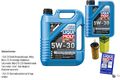 MANN-FILTER Ölfilter 6 L Liqui Moly Longtime High Tech 5W-30 für BMW 4 Gran