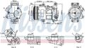 Kompressor Klimaanlage ** FIRST FIT ** NISSENS 89516 für RAV VERSO AURIS AVENSIS