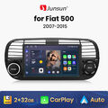 7" Apple Carplay Android13 Für Fiat 500 2007-2015 32G Autoradio GPS Nav RDS WIFI